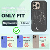 FACASE for iPhone 16 Pro Max Case 69 Inch for Women Girls Cute Girly Phone Cover Kawaii Mushroom Skull Unique Design Pre