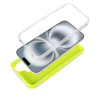 Omorro for iPhone 16 Pro Max Clear Case Neon Colors Three Durable Layers Rugged Slim Flexible AntiDrop Reinforced Corner