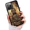 for iPhone 16 Pro Durable Protective Soft Back Case Phone Cover HOT12125 Buddha