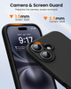 OuXul Designed for iPhone 16 CaseShockproof Liquid Silicone Protective Phone Case with Soft AntiScratch Microfiber Linin