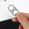 Omorro for iPhone 16 Plus Bling Camera Lens Cover Protector 3D Glitter Crystal Diamond Rhinestone AntiScratch Shining Do