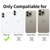 TENOC Phone Case Compatible with iPhone 16 Clear Case Shockproof Protective Bumper Slim Cover for 61 Inch