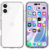 TENOC Phone Case Compatible with iPhone 16 Plus Clear Case Shockproof Protective Bumper Slim Cover for 67 Inch
