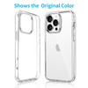 JJGoo Compatible with iPhone 16 Pro Case Clear Soft Transparent TPU Cover Slim Thin Shockproof Phone Case for iPhone 16