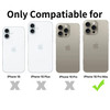 TENOC Phone Case Compatible with iPhone 16 Pro Max Clear Case Shockproof Protective Bumper Slim Cover for 69 Inch