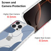 DEFBSC Compatible with iPhone 16 Pro Case Soft Shaped Art Design with Builtin Bumper Protective Phone Case Cute Slim TPU
