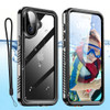 AICase Compatible with iPhone 16 Plus Case Waterproof Clear Water Proof Builtin Screen Protector Shockproof Dustproof Sn