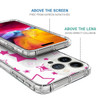 Yuning419 Compatible with iPhone 16 Pro Max CaseSoft TPU Transparent Shockproof Protective Cover Clear Case for iPhone 1
