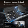 Xlevel for iPhone 16 Pro Max Case Compatible with MagSafe Minimalist Durable Carbon Fiber Texture Cover Slim Light AntiS