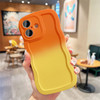 UEEBAI Wave Frame Silicon Case for iPhone 16 Plus Phone Case Cute Wave Frame Slim Fit Shockproof Phone Bumper Cover Soft