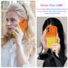UEEBAI Wave Frame Silicon Case for iPhone 16 Plus Phone Case Cute Wave Frame Slim Fit Shockproof Phone Bumper Cover Soft
