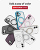 ZAGG Santa Cruz Snap Case with Kickstand for iPhone 17 Tranquil Blue Drop Protection 13ft4m MagSafe Charging Compatible