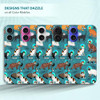 SuzaCase Back Case for iPhone 16 iPhone 16 Case with Stylish Space Cat Pattern Design Printed Cute Sleek Durable Hardshe