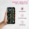 SuzaCase Back Case for iPhone 16 Plus iPhone 16 Plus Case with Stylish Camouflage Green USA Flag Design Printed Cute Sle