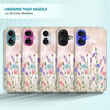 SuzaCase Back Case for iPhone 16 Plus iPhone 16 Plus Case with Stylish Floral Watercolored Design Printed Cute Sleek Dur