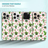 SuzaCase Back Case for iPhone 16 Pro Max iPhone 16 Pro Max Case with Stylish Cactus Floral Pattern Design Printed Cute S