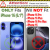 CoverON Designed for Apple iPhone 16 Case Slim Minimal Thin TPU Flexible Skin Cover Guard Protective Silicone Sleeve Fit