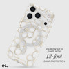 CaseMate iPhone 17 Pro Case Compatible with MagSafe Sparkly Floral Phone Case with 12ft Drop Protection Premium Magnetic