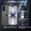 SUPFINE Magnetic for iPhone 17 Case Compatible with MagSafeMilitary Grade Drop Protection Translucent Matte Shockproof w