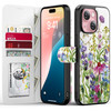 FUNMIKO for iPhone 16 Case WalletDetachable Flip Folio Leather CoverRFID Blocking 4 Card Slots HolderMagnetic KickstandP