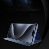 COTDINFOR Case for iPhone 16 Plus Case Clear View Mirror Makeup Luxury Design Bookstyle Leather Flip Case with Kickstand