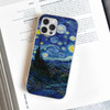 Jorsoery Phone Case for iPhone 16 Pro Van Gogh The Starry Night Soft TPU Shockproof Protective Phone Case Cover