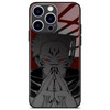 Akatxezy Sukuna JJK Anime Phone Case Shockproof Tempered Glass Protection Cover for iPhone 15 Pro Max