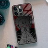 Akatxezy Sukuna JJK Anime Phone Case Shockproof Tempered Glass Protection Cover for iPhone 15 Pro Max