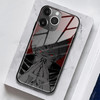 Akatxezy Sukuna JJK Anime Phone Case Shockproof Tempered Glass Protection Cover for iPhone 15 Pro Max