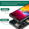ZHEGAILIAN Compatible with iPhone 16 Pro Max CaseNonSlip Soft TPU Bumper Four Corner Reinforced Shockproof Protective Ca