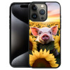 ZHEGAILIAN Compatible with iPhone 16 Pro Max CasePattern Design Hard PC Back Cover NonSlip Soft TPU Protective Case for