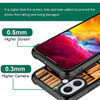 DAIZAG Compatible with iPhone 16 Plus CaseFlowers and Books Four Corners with Bumper Shockproof AntiScratch Protection C