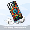Mandala Flower Designed Phone Case for iPhone 16 Pro Max Protective Cover Soft TPU Slim Shockproof Limited Boho Phone Ca
