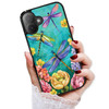 AjourTek for iPhone 16 Durable Protective Soft Back Case Phone Cover HOT13383 Flower Dragonfly