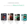 Sundwugzh Vintage Flowers Phone Case Compatible with iPhone 16 ProBotanical Fleur Science Phone Case for iPhone 16 Pro f