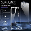 Compatible with iphone 16 Pro Phone Case with Screen Protector Camera Lens Protector Not Yellowing MilitaryGrade Drop Pr
