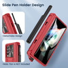 Maxdara for Z Fold 3 Case with S Pen Holder Hinge Protection and Builtin Screen Protector Phone CoverBlue
