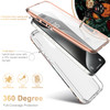 Esdot for iPhone 16 Pro Max Case with Builtin Screen Protector Durable Hard PC Front Frame Soft TPU Back Cover Trendy Cu