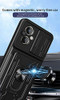 CCSmall for OnePlus Nord N20 5G Case with Card Holder Heavy Duty Protection Phone Case with Magnetic Ring Kickstand Slid