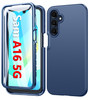 FNTCASE for Galaxy A16 5G Phone Case with Builtin Screen Protector Protective Silicone Rugged Shockproof Phone Cover Ful