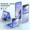 GooseBox for Galaxy Z Flip 6 Case with Screen ProtectionSlim HD Clearly Case UltraThin AntiScratch Shockproof Phone Case