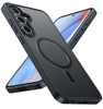 FNTCASE for Samsung Galaxy S24FE Case Magnetic Translucent Matte Shockproof Slim Cell Phone Cover Magnifier Protective S