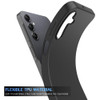 Puxicu Case for Samsung Galaxy S24 FE Slim Design Matte Soft TPU Protective Cover for Galaxy S24 FE Black