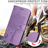 for Samsung Galaxy A16 5G Case Wallet for Women ManPU Leather Tree Cat Flowers Embossed Wrist Strap Card Slots Pocket Ki