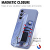 Ysnzaq Zipper Wallet Case for Samsung Galaxy A16 5G Stand Function Premium Magnetic Closure Folio PU Leather Flip Cover