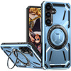 Ysnzaq Magnetic Case for Samsung Galaxy S24 FE Military Grade Heavy Duty Shockproof Cover with Ring Kickstand for Samsun