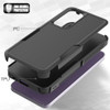 Jeylly for Samsung S24 FE Case with 2 Pack HD Screen Protector Dual Layer Non Slip Anti Scrarch Hard PC Back Military Gr