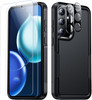 SPIDERCASE Designed for Samsung Galaxy S24 FE Case 10 FT Military Grade Drop Protection 2 Pack Tempered Glass Screen Pro