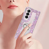 Omio Designed for Samsung Galaxy Z Fold 4 Case for Women Girls Luxury 3D Handmade Sparkle Rhinestone Bling Crystal Diamo