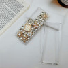Omio for Galaxy Z Fold 3 5G Case 3D Handmade Sparkle Stunning Stones Crystal Rhinestones Diamond Bling Glitter Hard PC P